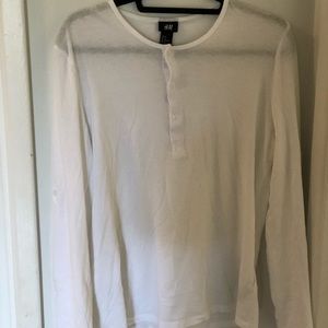 H&M white long sleeve
